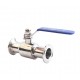 Factory Supply Stainless Steel Sanitary 2 way Straight Tri Clamp Ball Valve