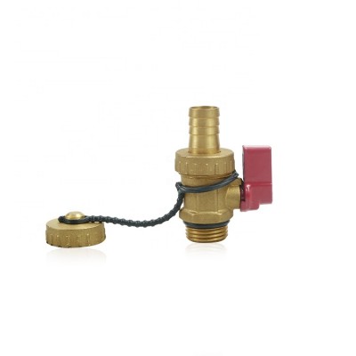 Brass Boiler Water Ball Drain Valve With Union Chain