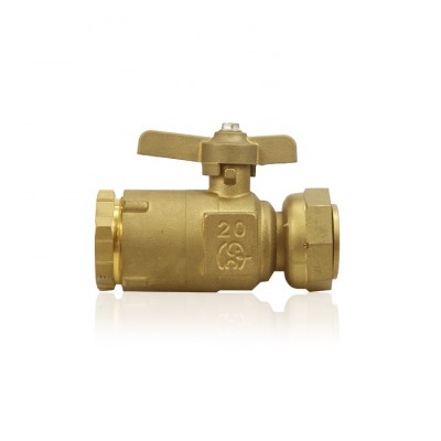 New Design Small Size Forged Brass Pex Pipe Water Control Ball Valve